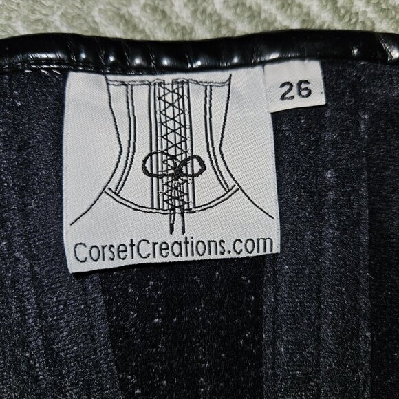 NWT M Babylon Vintage tight lacing PVC Fetish Corset 26" - Picture 5 of 15